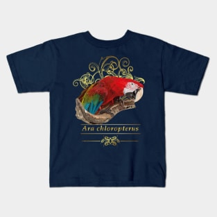 The red macaw Kids T-Shirt